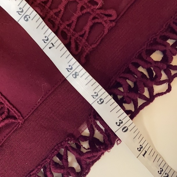 Free People Skyscraper Bodycon Dress Burgundy Size XS - Picture 7 of 10